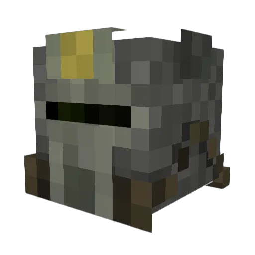 NAD5 Minecraft avatar head, 3D render