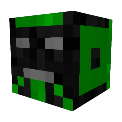 NAGANT762 Minecraft avatar head, 3D render