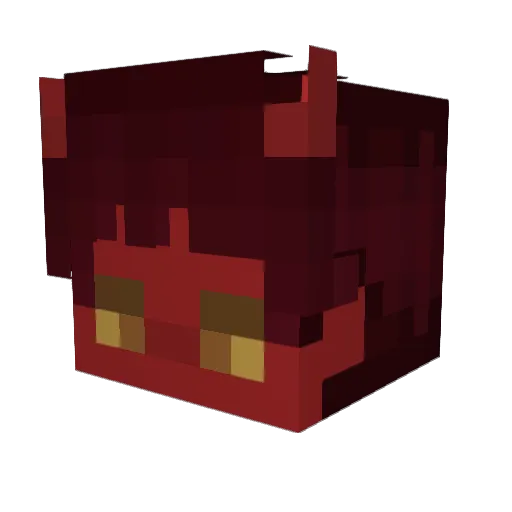 NAGELnrz Minecraft avatar head, 3D render