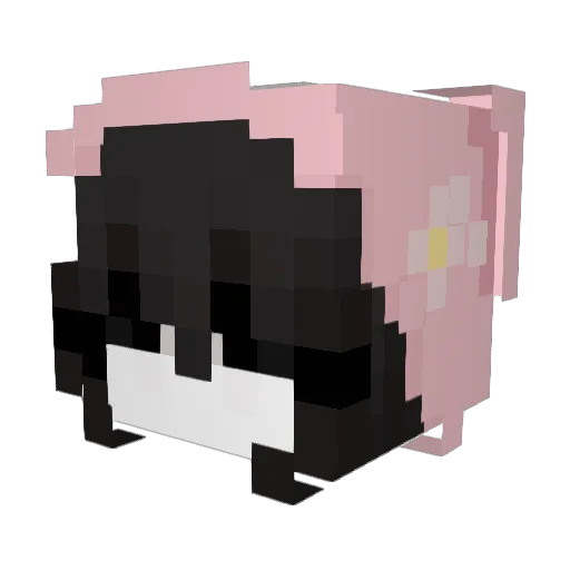 NAHBoy Minecraft avatar head, 3D render