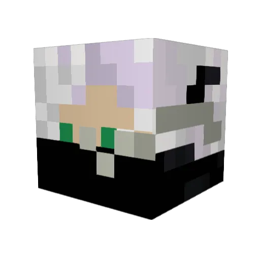 NAKAJI00 Minecraft avatar head, 3D render