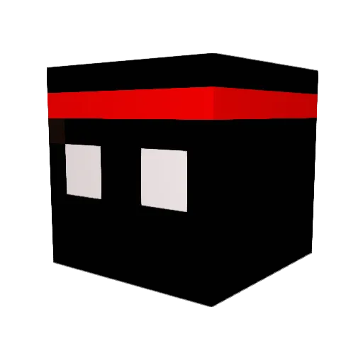 NAKATA_82 Minecraft avatar head, 3D render