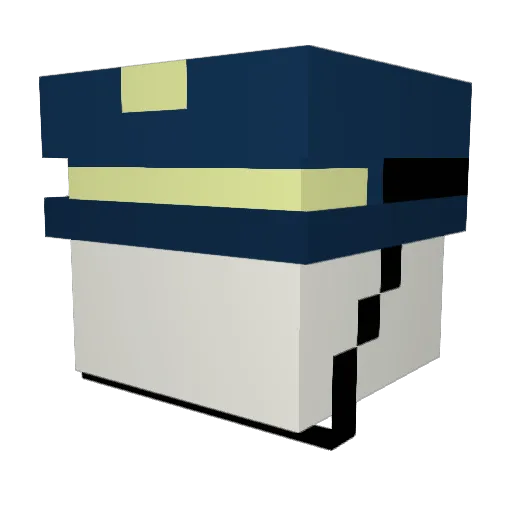 NAMHAN123 Minecraft avatar head, 3D render