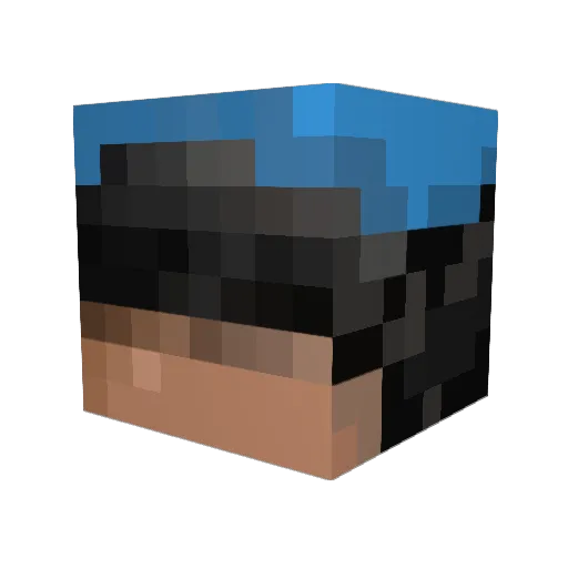 NAMNUO Minecraft avatar head, 3D render