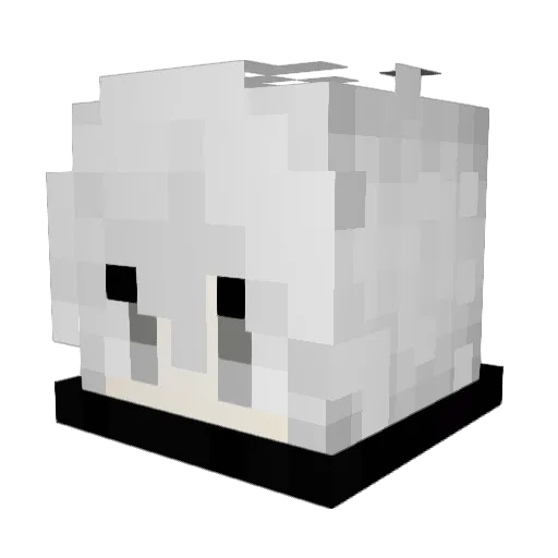 NAMUJUN Minecraft avatar head, 3D render