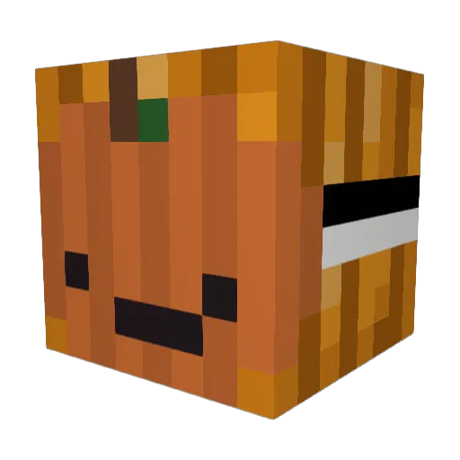NANA4M Minecraft avatar head, 3D render
