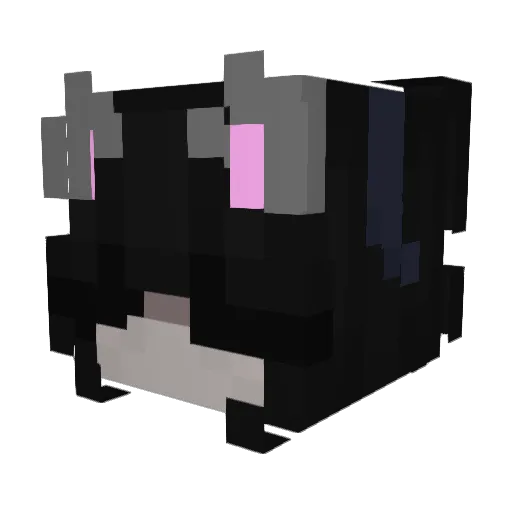 NANNAMON Minecraft avatar head, 3D render