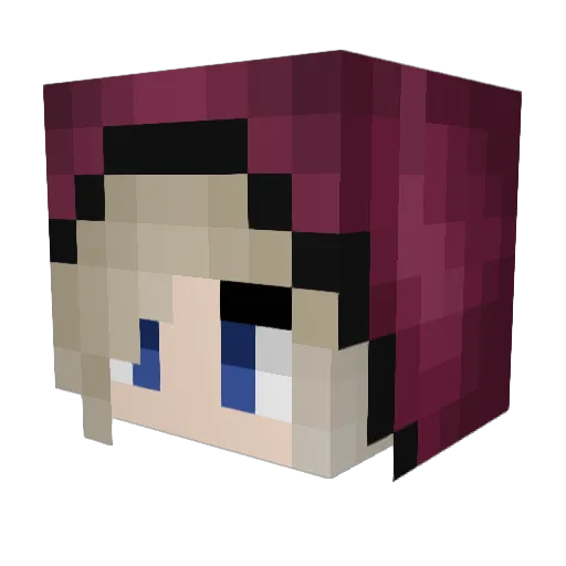 NANOLEVEL Minecraft avatar head, 3D render