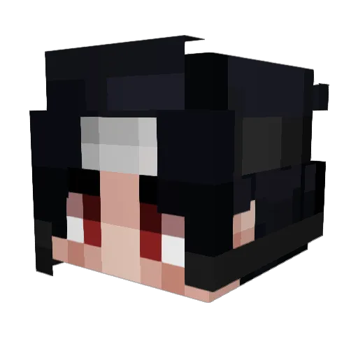 NANYT Minecraft avatar head, 3D render