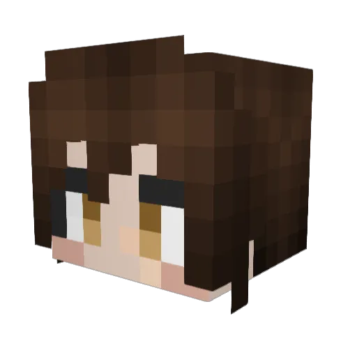 NAOKIMAN456 Minecraft avatar head, 3D render