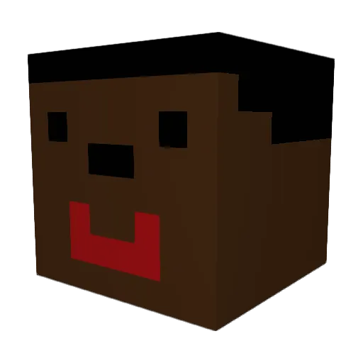 NAPOLEONXD007 Minecraft avatar head, 3D render
