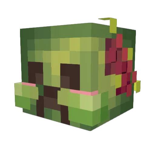 NAPOLIN18 Minecraft avatar head, 3D render