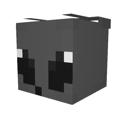 NARUTOUZT Minecraft avatar head, 3D render