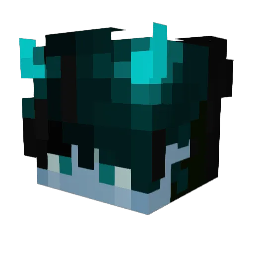 NAR__2 Minecraft avatar head, 3D render