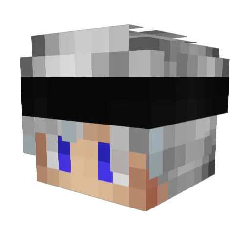 NASSIMUS332 Minecraft avatar head, 3D render