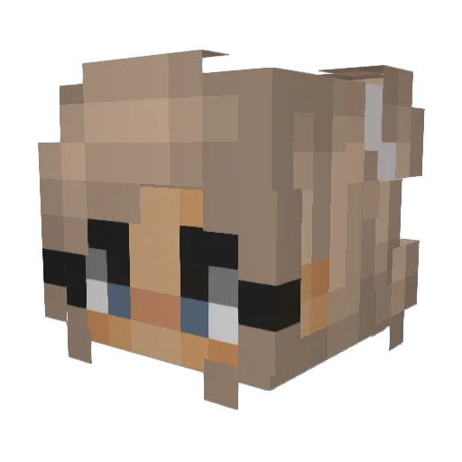 NATALIA12345 Minecraft avatar head, 3D render