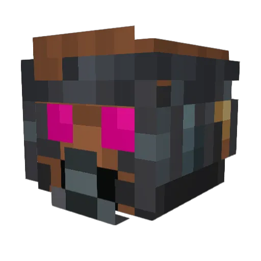 NATEC2013 Minecraft avatar head, 3D render