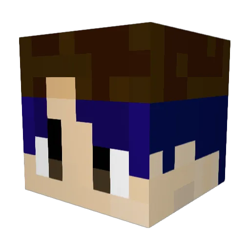 NATHAN888888 Minecraft avatar head, 3D render