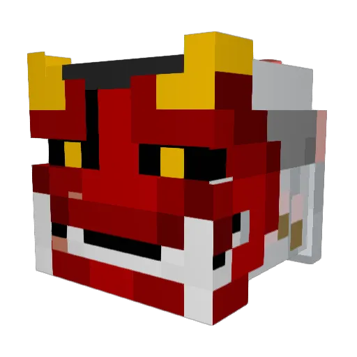 NATHANCRMD Minecraft avatar head, 3D render
