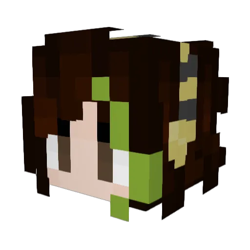 NATOMarksman Minecraft avatar head, 3D render