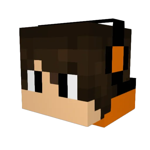 NATOZIGOTO Minecraft avatar head, 3D render