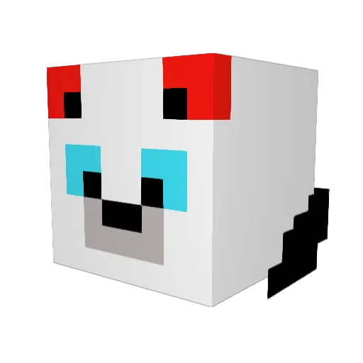 NAWPTISTIC Minecraft avatar head, 3D render