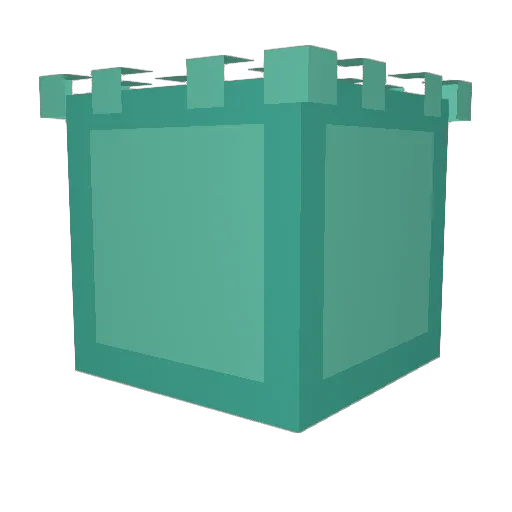 NAZOcomics Minecraft avatar head, 3D render
