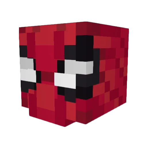 NAiNFO Minecraft avatar head, 3D render