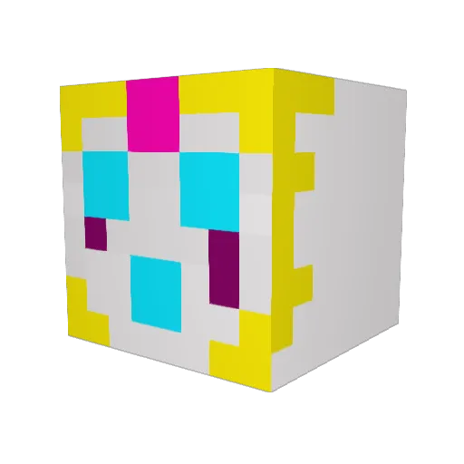 NAnb_ Minecraft avatar head, 3D render