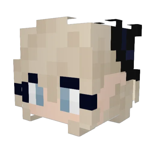 NAtalijaa0 Minecraft avatar head, 3D render