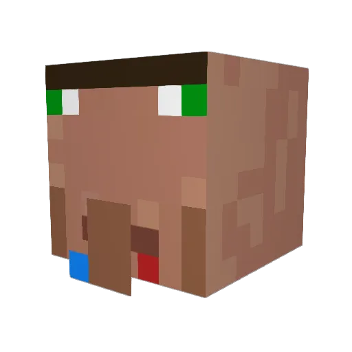 NBAninja333 Minecraft avatar head, 3D render