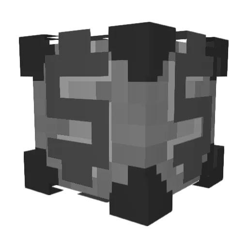 NBT3 Minecraft avatar head, 3D render