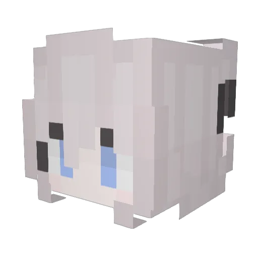 NBants Minecraft avatar head, 3D render