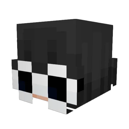 NBorhade Minecraft avatar head, 3D render