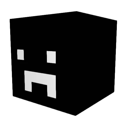 NC_GIRAL Minecraft avatar head, 3D render