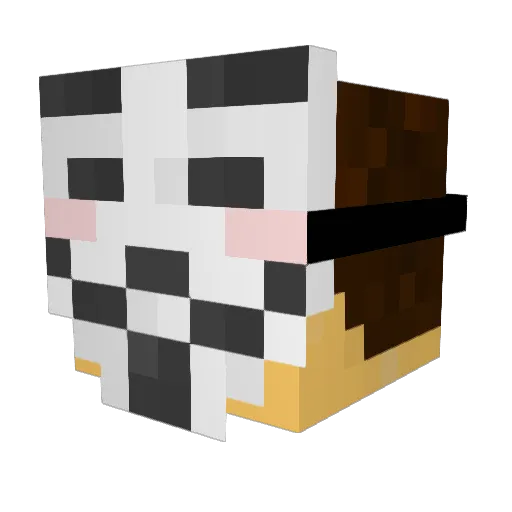 NCaputo Minecraft avatar head, 3D render