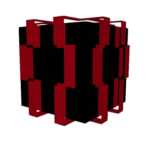 ND164 Minecraft avatar head, 3D render
