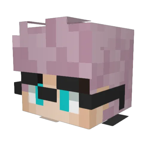 NDLemes Minecraft avatar head, 3D render