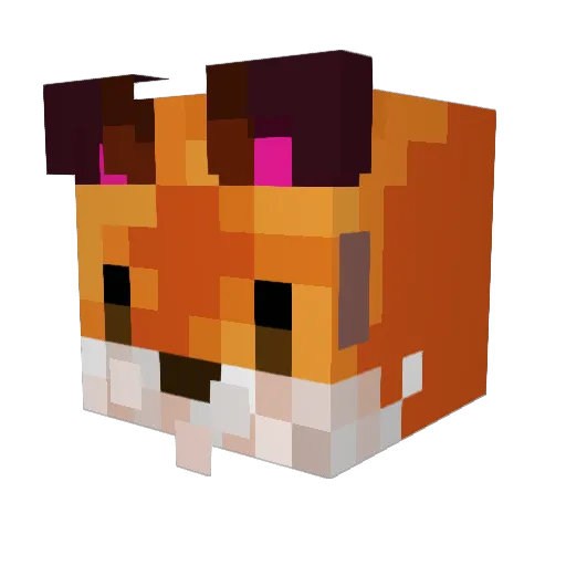 NDR720 Minecraft avatar head, 3D render