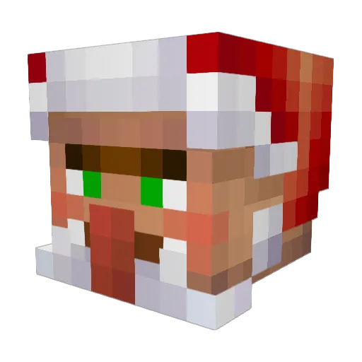 NDtherealV Minecraft avatar head, 3D render