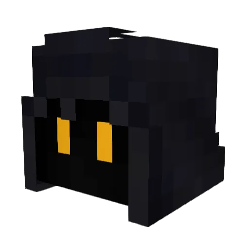 NEB1803 Minecraft avatar head, 3D render