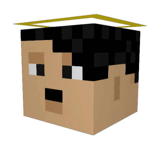 NEEDzin Minecraft avatar head, 3D render