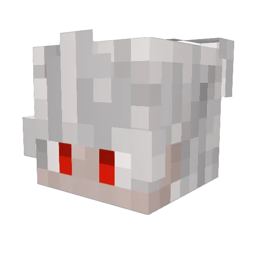 NEETYOM Minecraft avatar head, 3D render