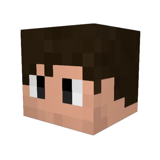 NEGAY228 Minecraft avatar head, 3D render