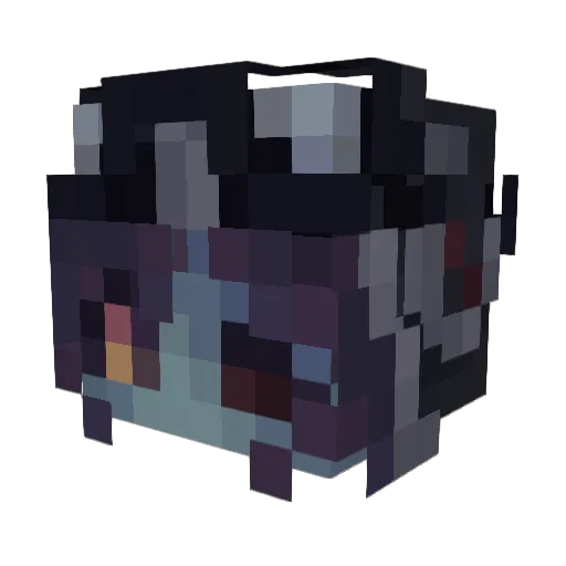 NEHEGII Minecraft avatar head, 3D render
