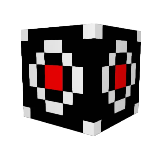 NEIRIZ Minecraft avatar head, 3D render