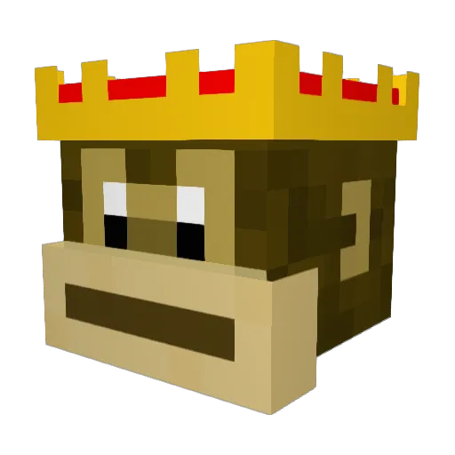 NEJ4N Minecraft avatar head, 3D render