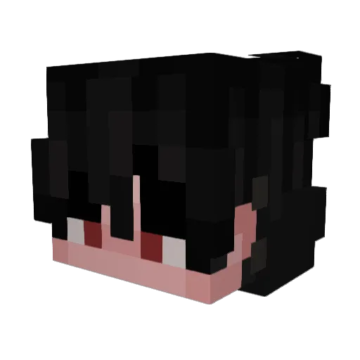 NEMIRAL Minecraft avatar head, 3D render