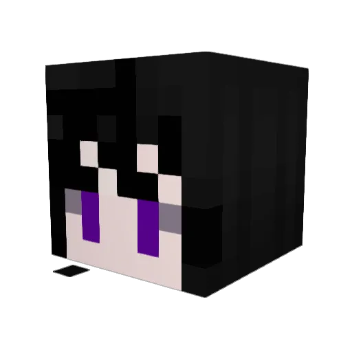 NENNE0331 Minecraft avatar head, 3D render