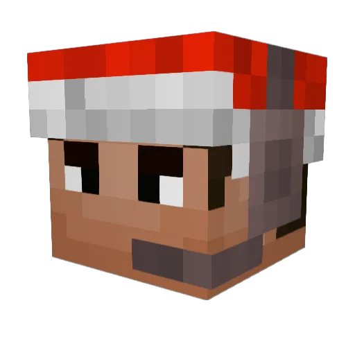 NEOTHEBEASTGEEK Minecraft avatar head, 3D render